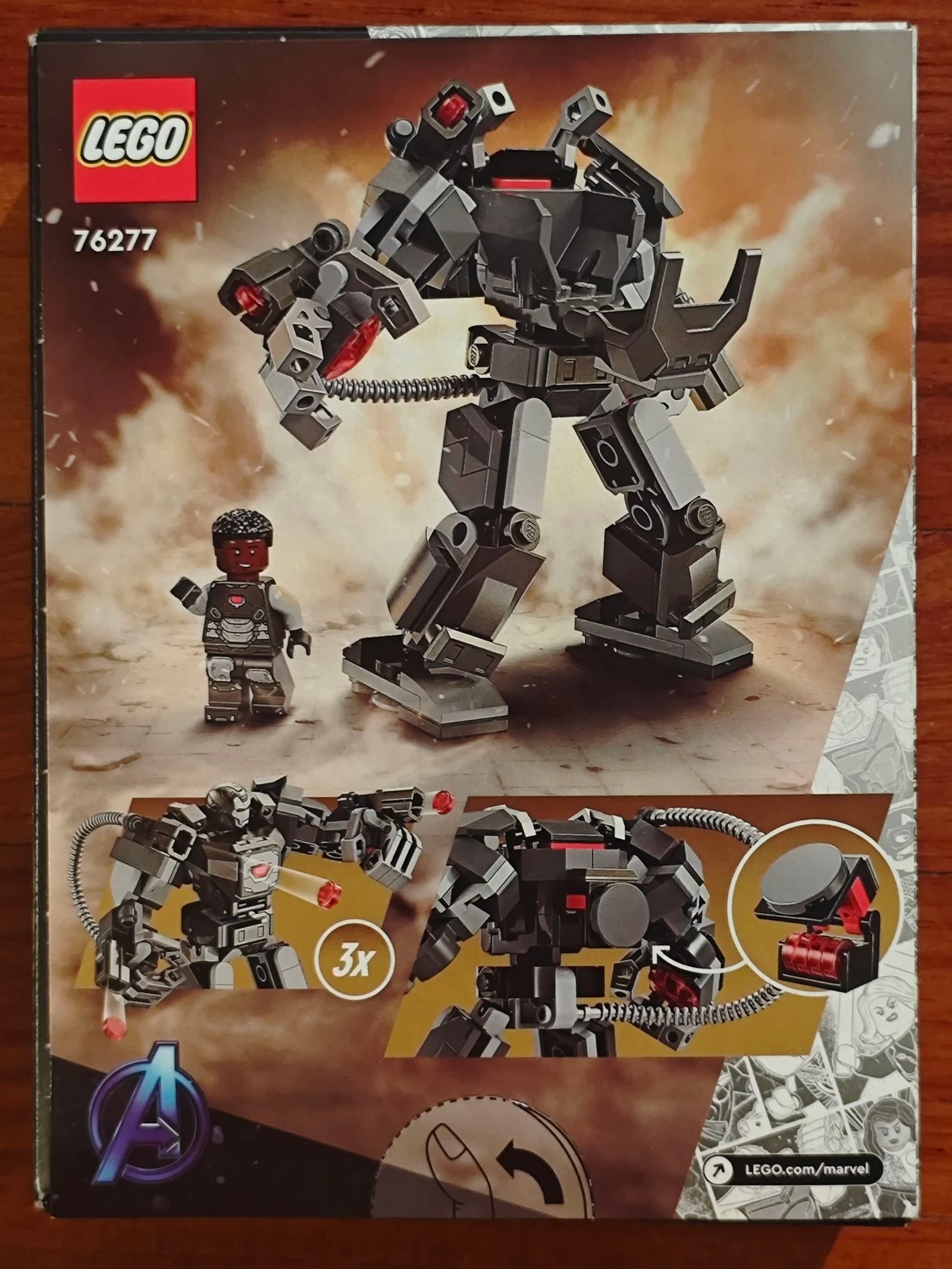Lego Marvel 76277 Armadura Mech de Guerra de Máquina – photo 3